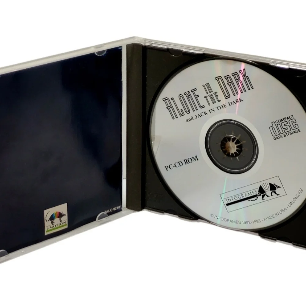 1993 Alone in the Dark (PC CD-ROM)  Derceto Mansion Survival Horror Video Game V